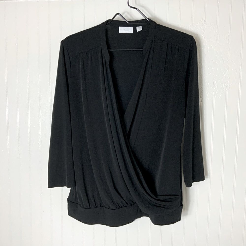 New York & Company crisscross blouse